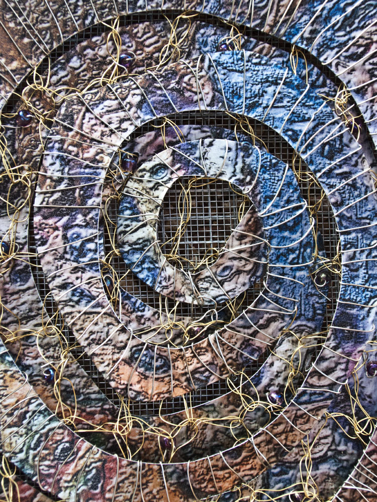 Kathyanne White Printed Metal Collage