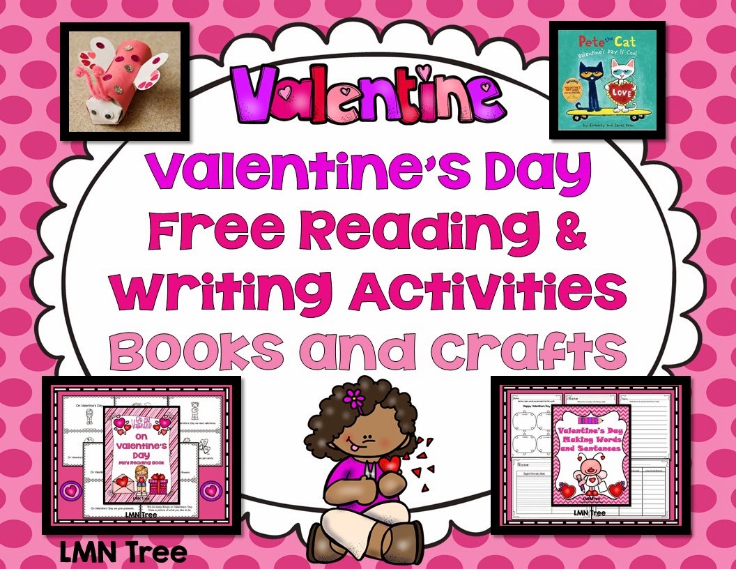 LMN Tree: Valentine's Day Free Reading and Writing Activities, Books