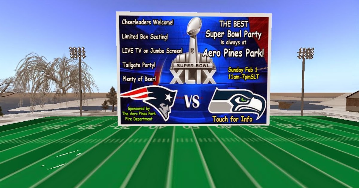 Super Bowl Sunday Party with Live Video Screen! Kickoff is February 1