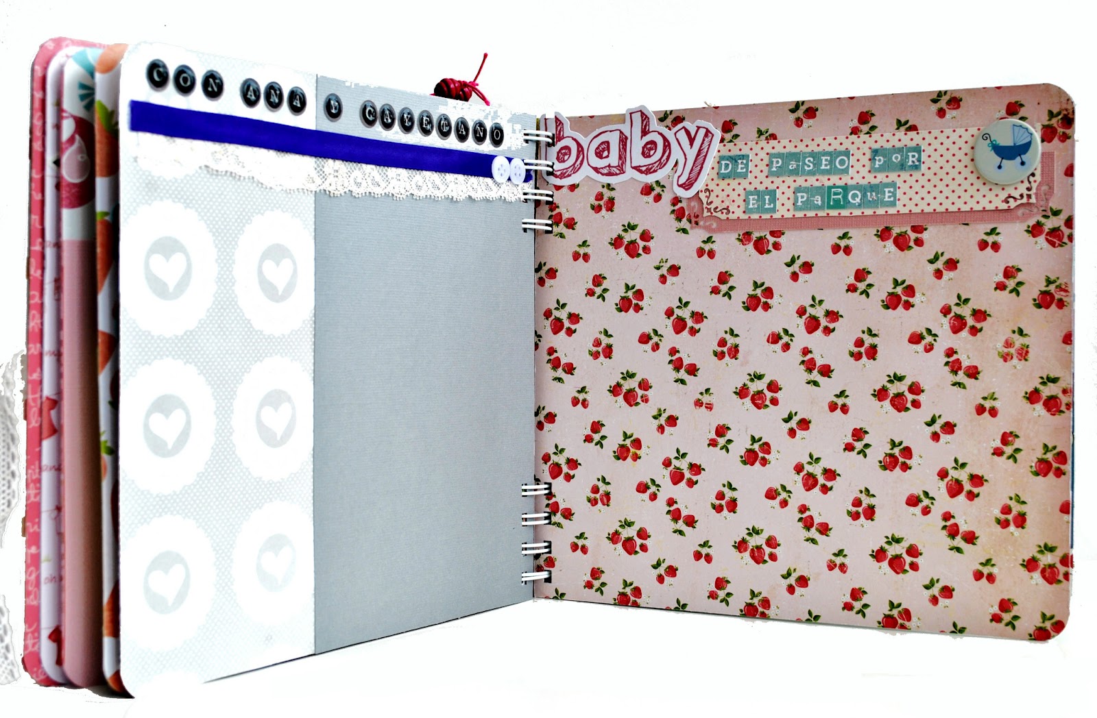 Catalina Lunares Scrapbooking Álbum de fotos infantil scrapbooking