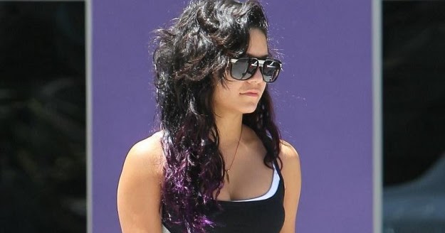 Celebrity Hairstyle Summer 2012 Hair Color The Clumps Of Purple