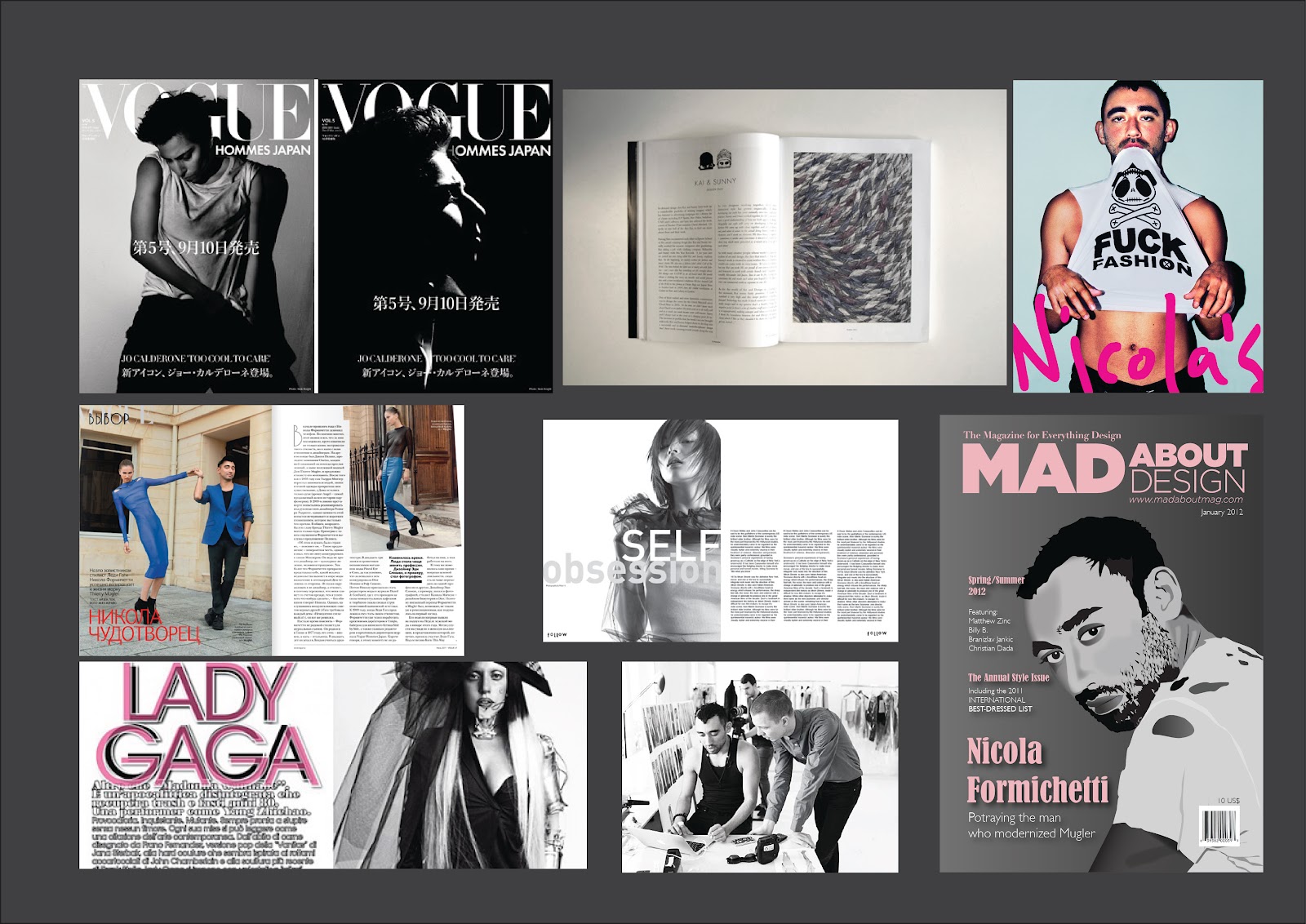 Mood Board For Magazine Layout Begin.Grow.Flow