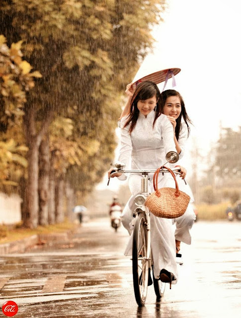 Những cô gái duyên dáng trong tà áo dài Việt Nam, hinh anh dep