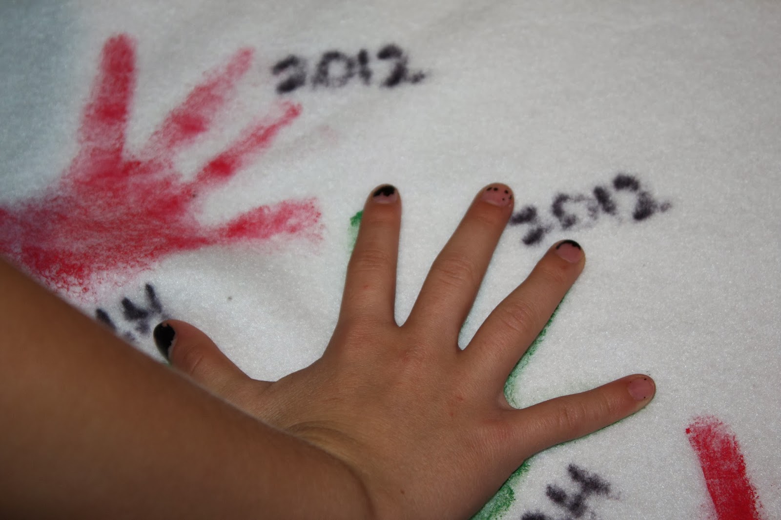 A Slice of Smith Life Sock Baby Jesus...Handy Tree Skirt...Gingerbread