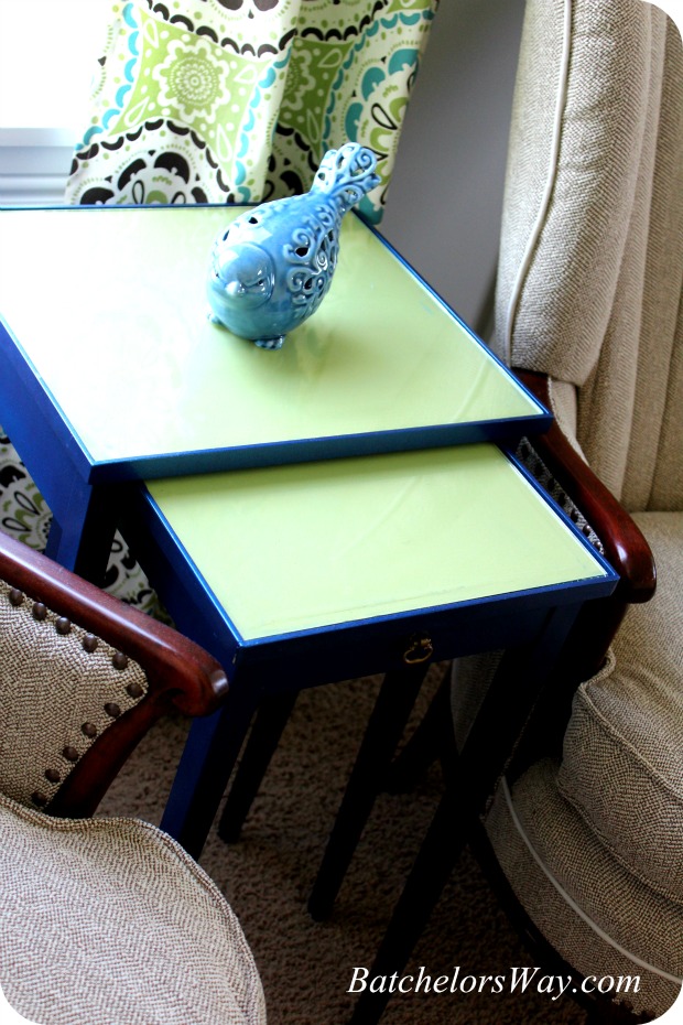 Batchelors Way Pretty in Blue Nesting Tables!
