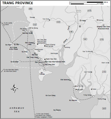 Map of Trang