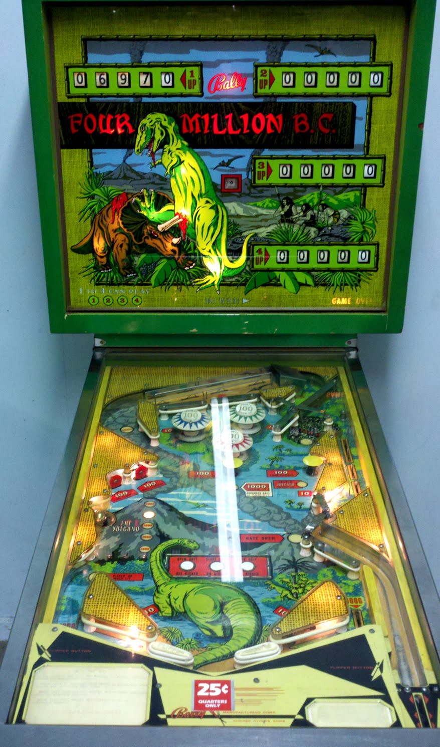 atomik Old School Pinball Machine Art...