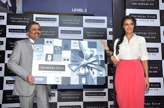 Neha Dhupia Launches Shoppers Stop's gift card