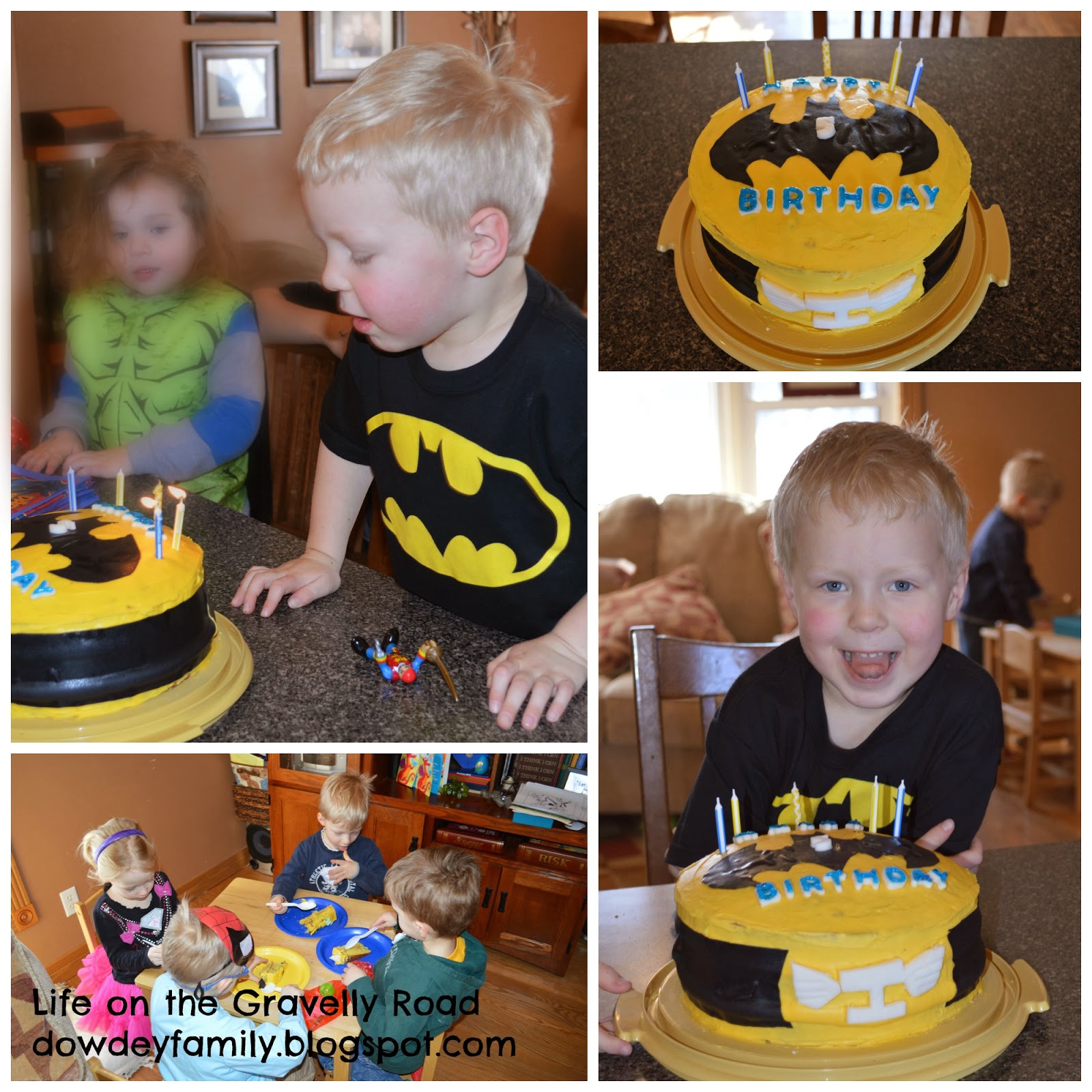 batman birthday cake