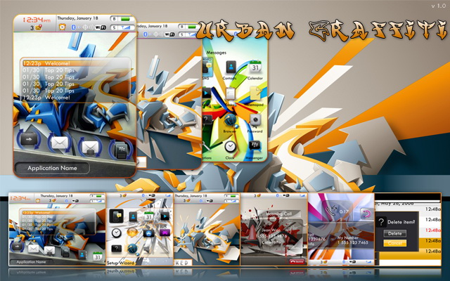 Blackberry In Graffiti