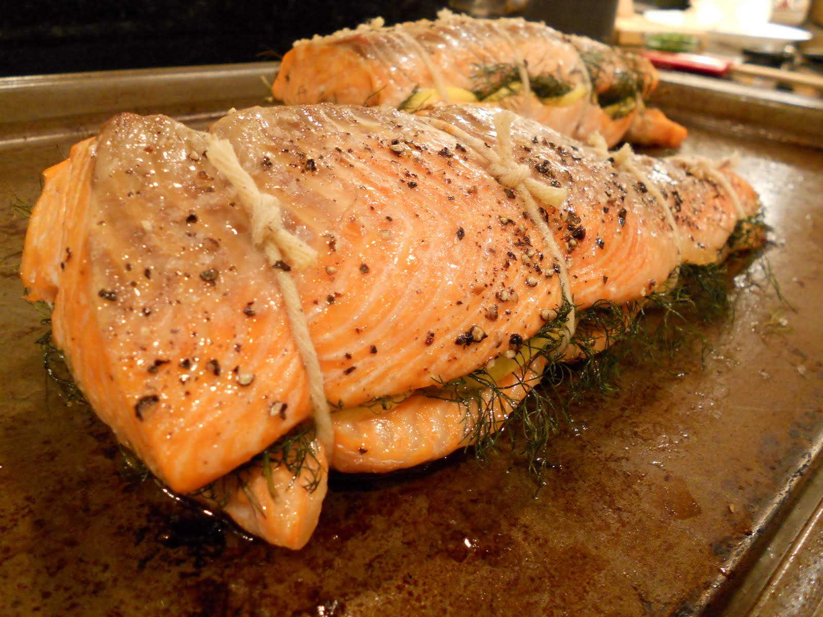 My Stolen Recipes Roasted Rainbow Trout