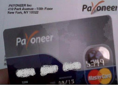 get free mastercard master card payoneer