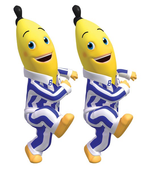 Cartoon Characters: Bananas in Pajamas