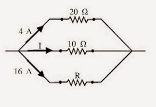 encontre a corrente em cada resistor