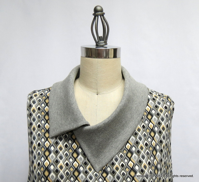 Off The Cuff Sewing Style The "Split Cowl Collar" Tutorial