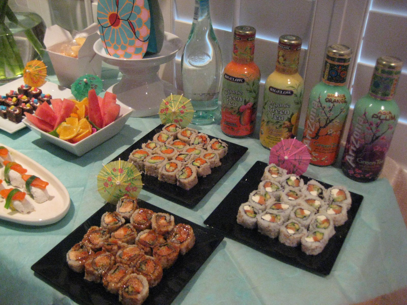 Creative Party Ideas by Cheryl Japanese Sushi Party