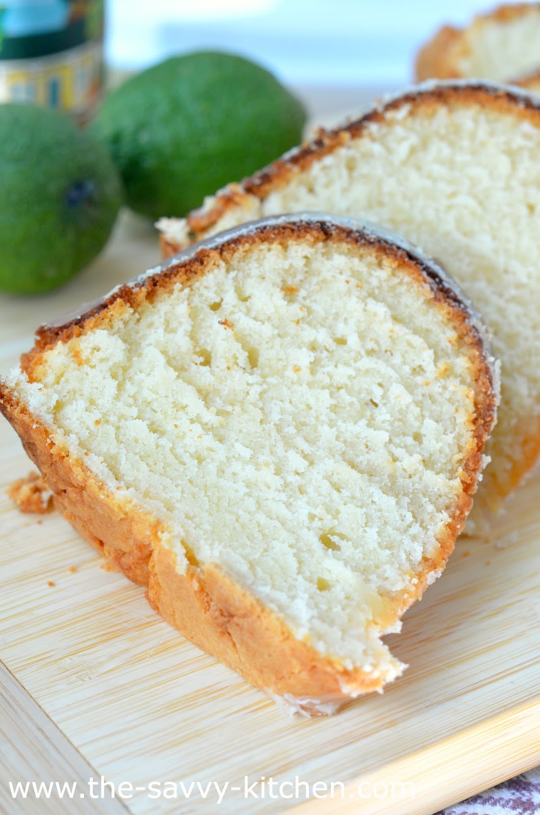 The Savvy Kitchen Key Lime Pound Cake