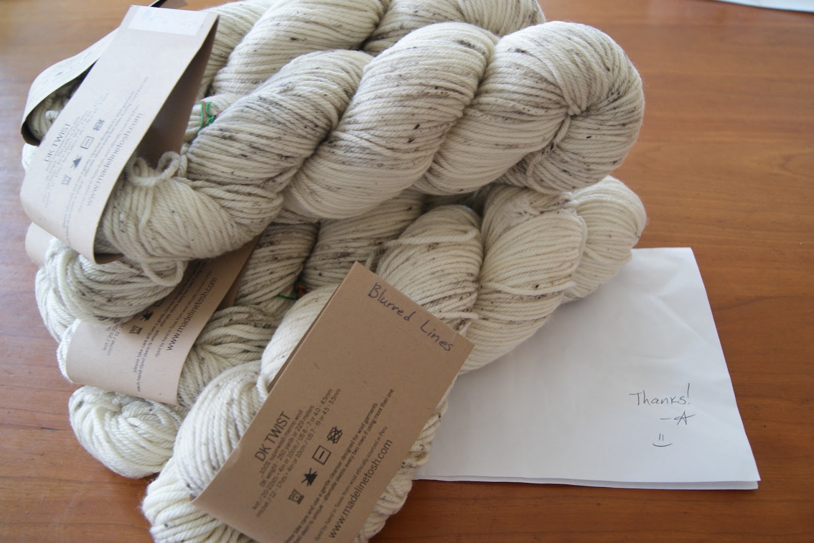 Slow knitting: 毛糸熱に浮かされて その１ ～初・madelinetosh～