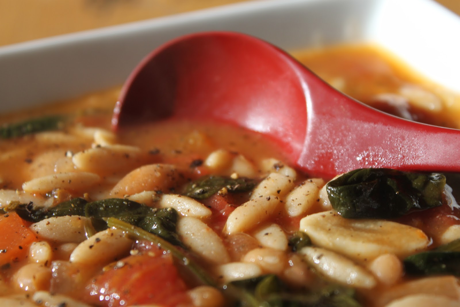 Domestic Divas Blog Tuscan White Bean Spinach Soup
