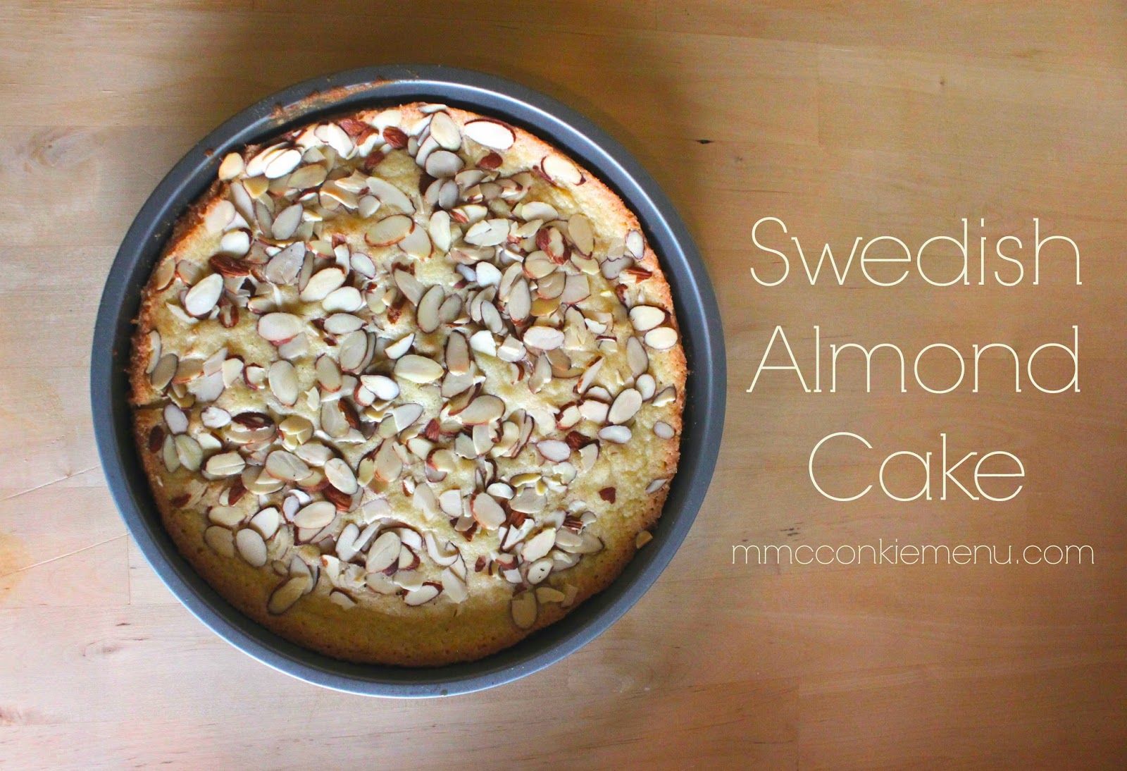 McConkie Menu Swedish Almond Cake