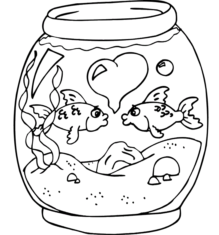 Kids Page: Fish For Kids Coloring Pages