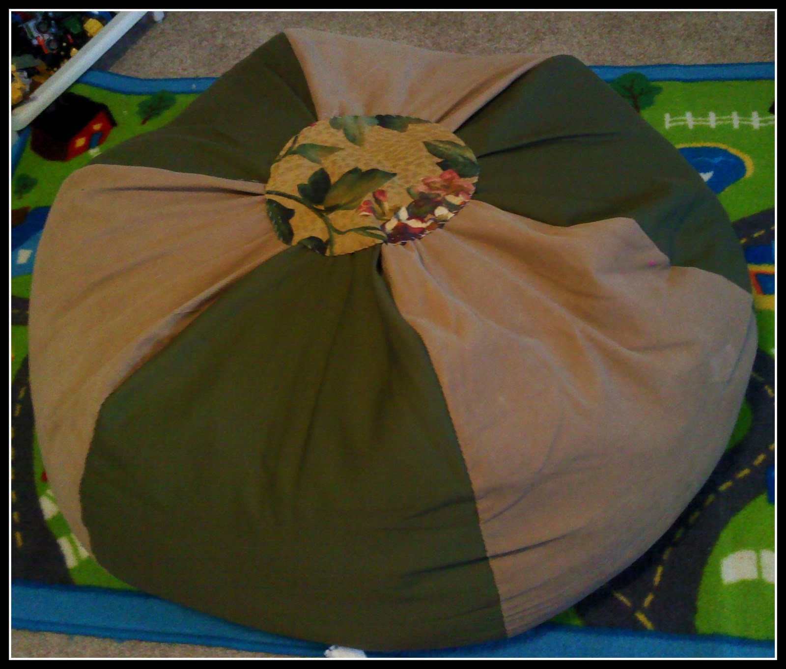 The Walnut Acre Chronicles Homemade Bean Bag Chair