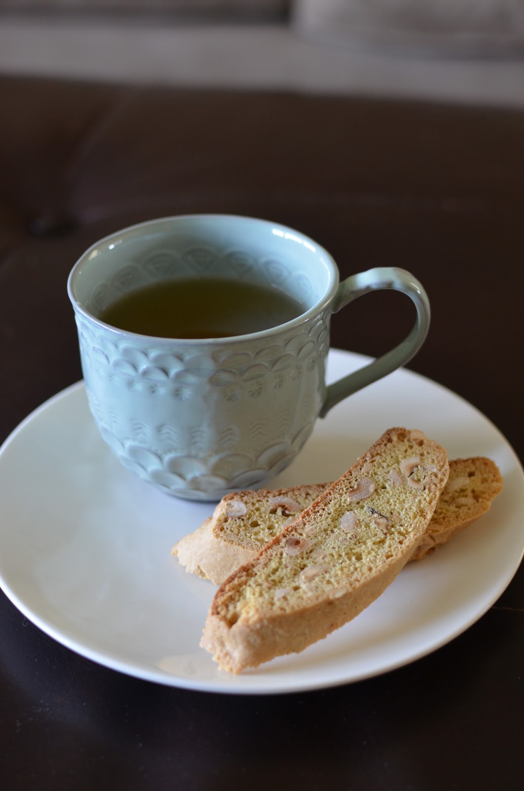 Playing with Flour Something to munch on...hazelnut biscotti