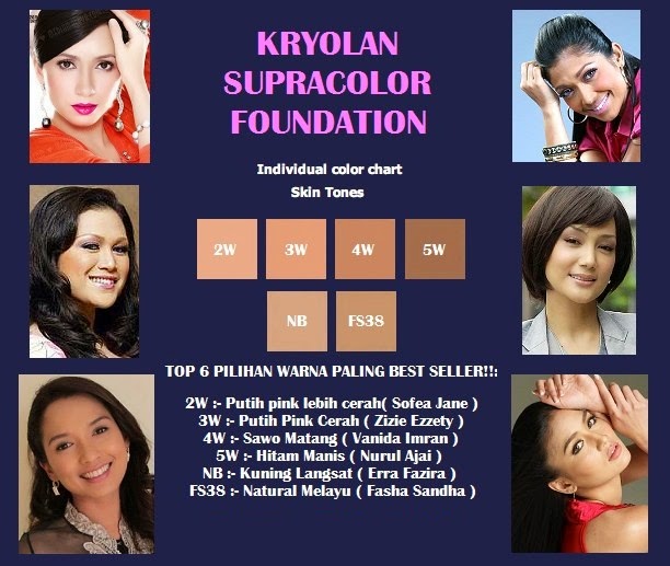 Foundation Kryolan Supra re-pack re-pack supra rm25.00 10gm