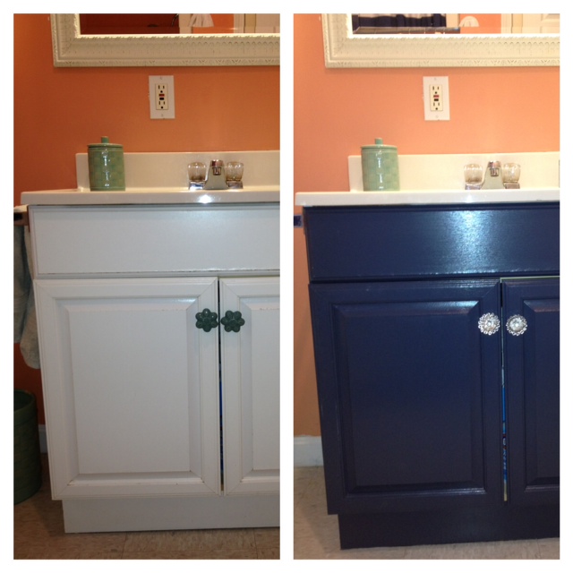The Elegant House Painting a Laminate Bathroom Vanity