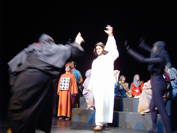 Bridget Sent These Two Photos Of DMTC’s "Jesus Christ, Superstar" From 2004