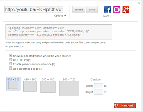 Youtube embed video 