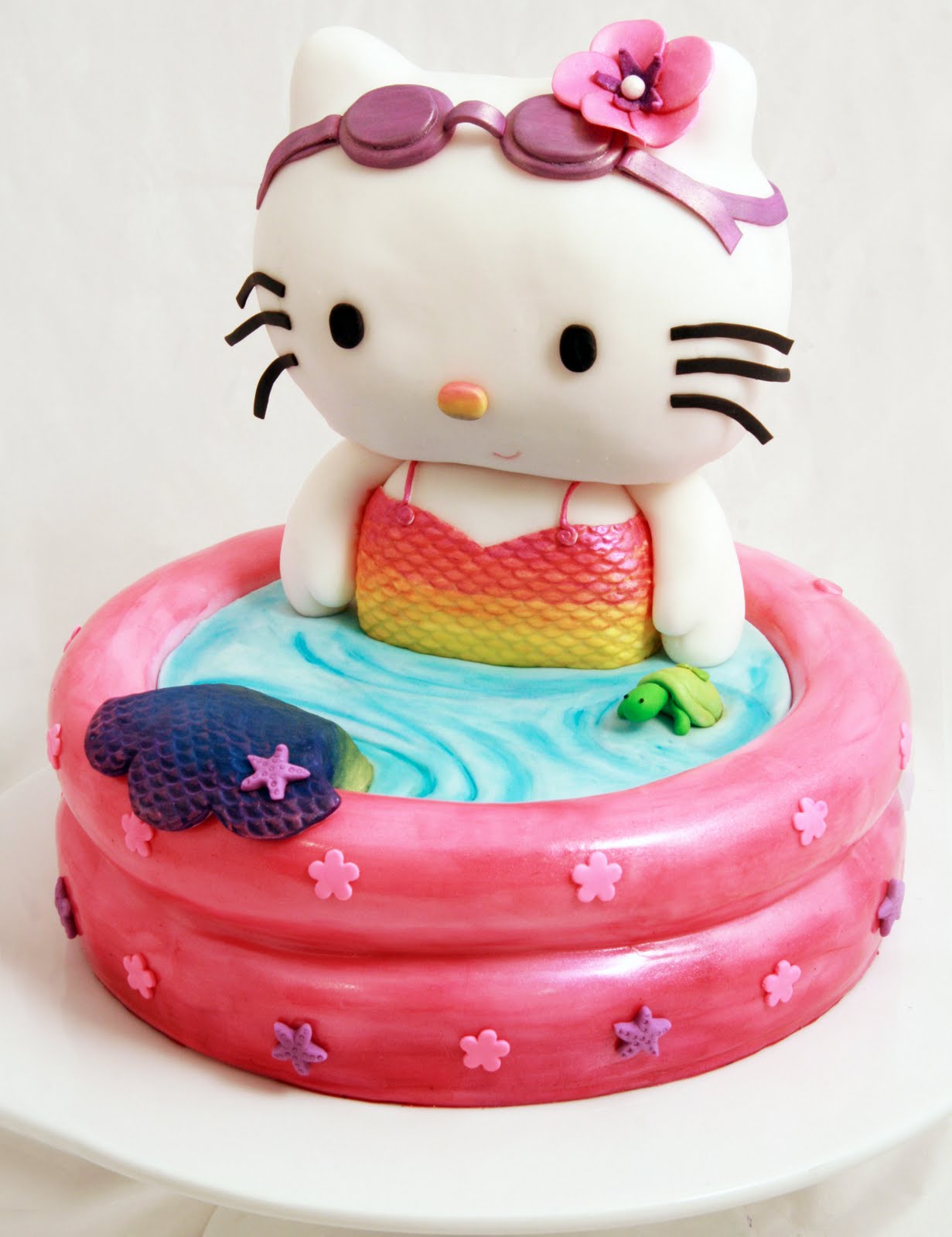Flour and Fondant Hello Kitty Mermaid