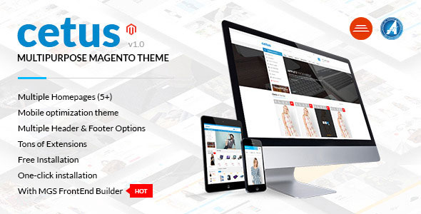 Cetus - Multipurpose Magento Theme