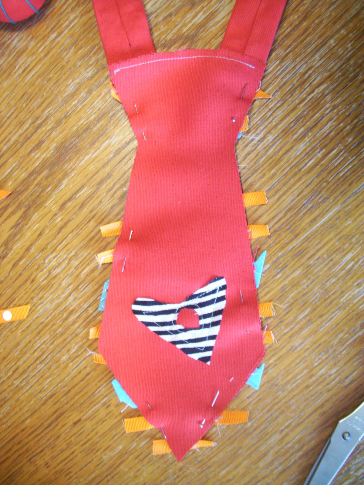 Peachy Keen Crafting Queens Necktie Treat Bag for Father's Day