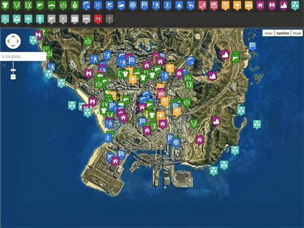 GTA V - Mapa completo Interativo - Devora Games
