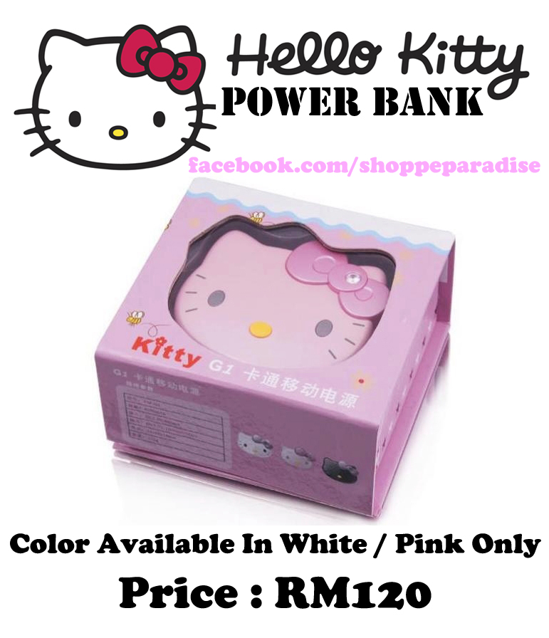 Online Shoppe Paradise Pre Order Hello Kitty Power Bank