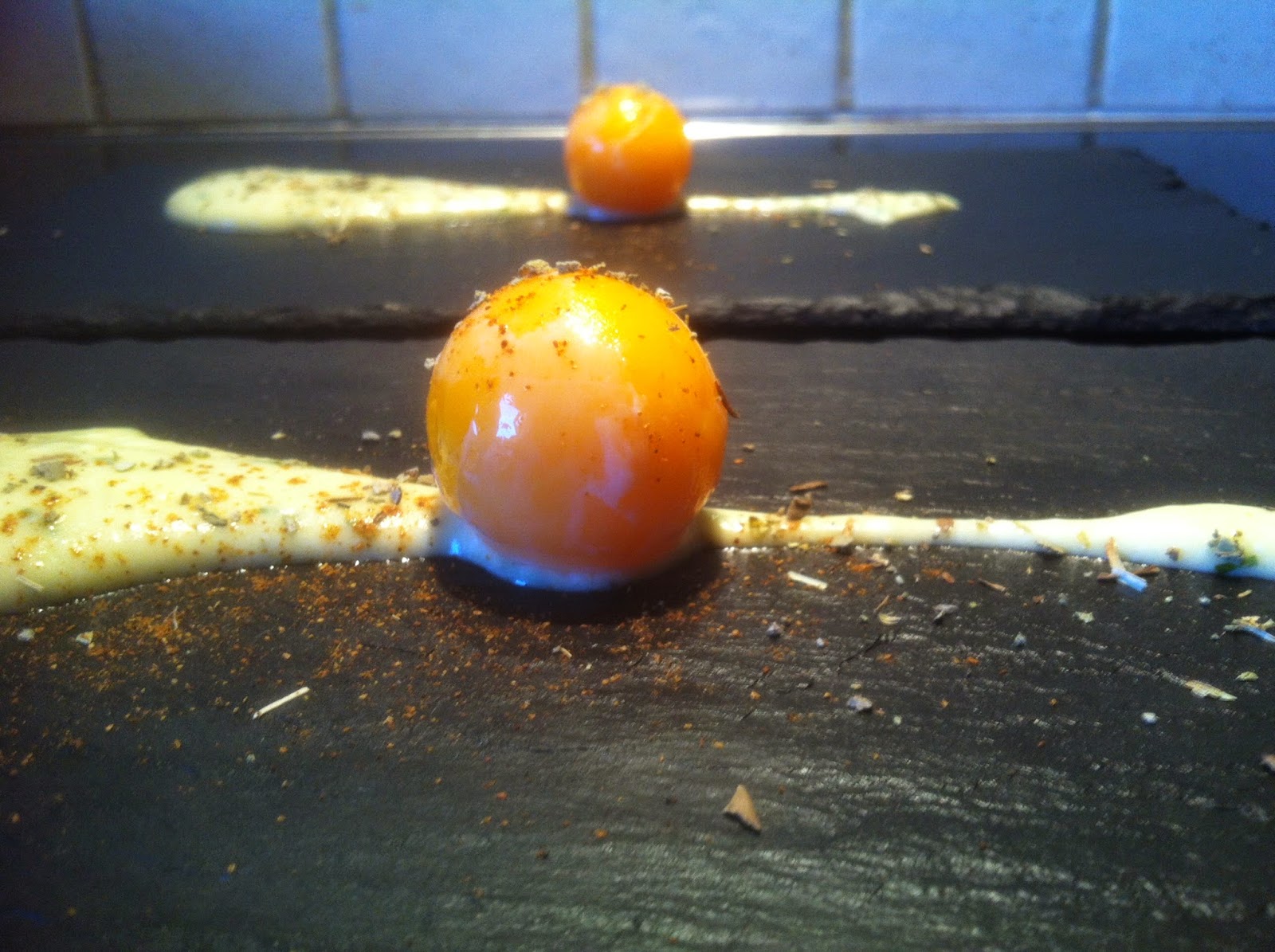 Morten goes Modernist Sous vide eggs Devilled eggs, modernist style