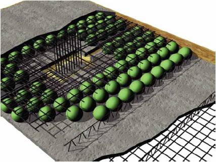 Bubble deck slab materials picture