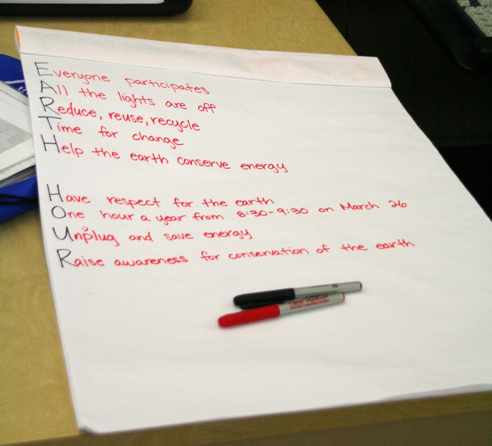 Do You Know The Muffin Pan Earth Hour A Poem