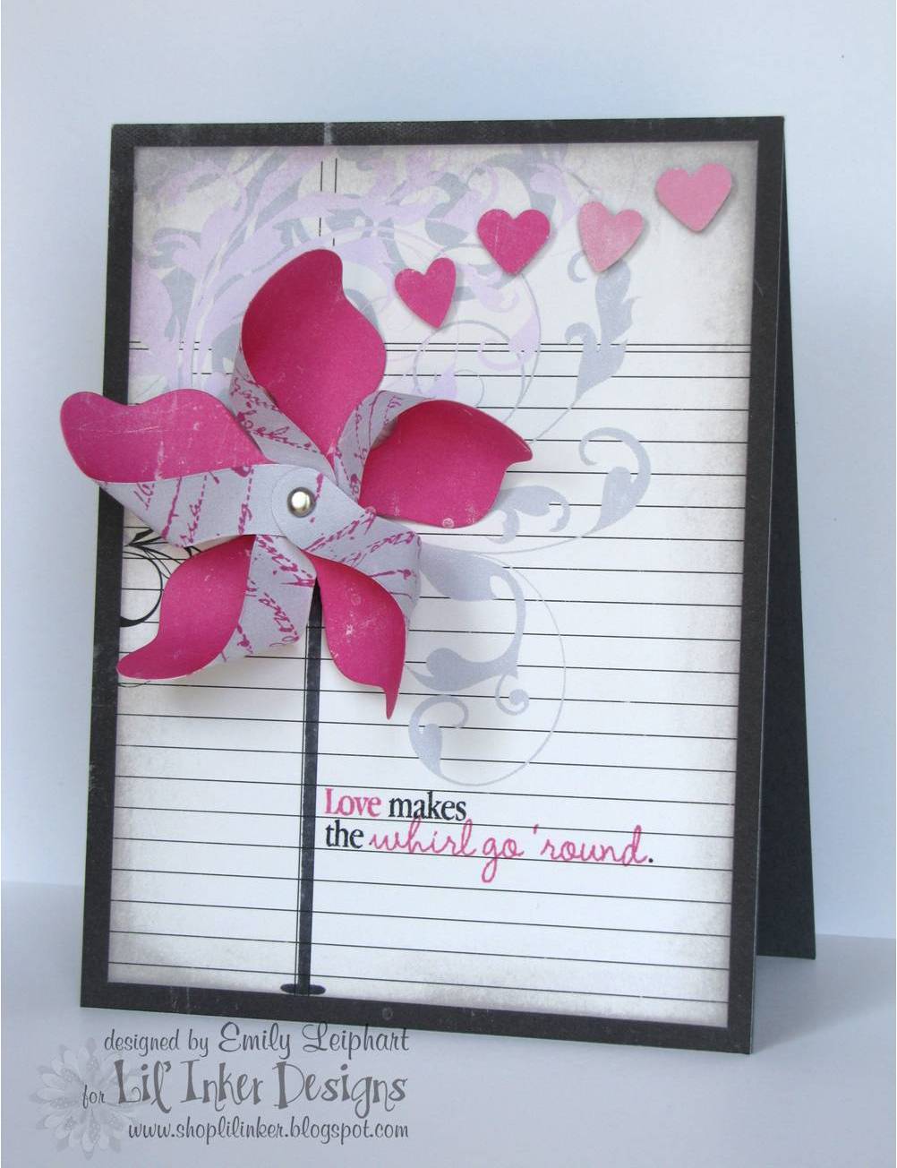 You're Invited Rubber Stamp PSX Place Date Time Phone RSVP Roses Flower  Border