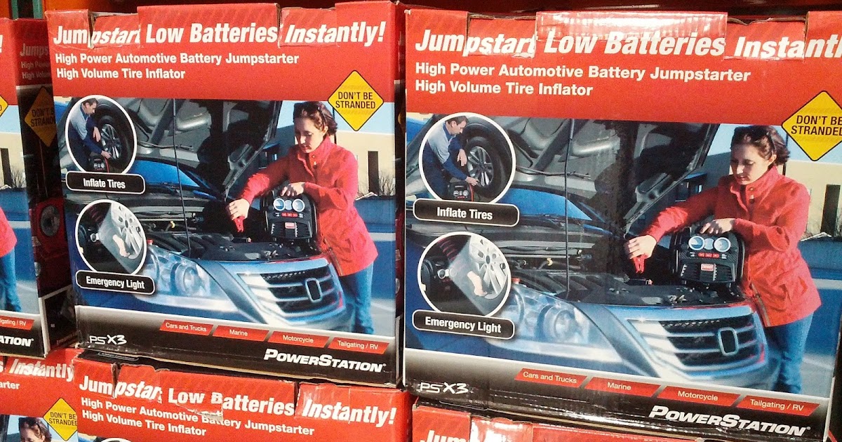 Powerstation PSX3 Battery Jump Starter, Portable Power Source, and Tire