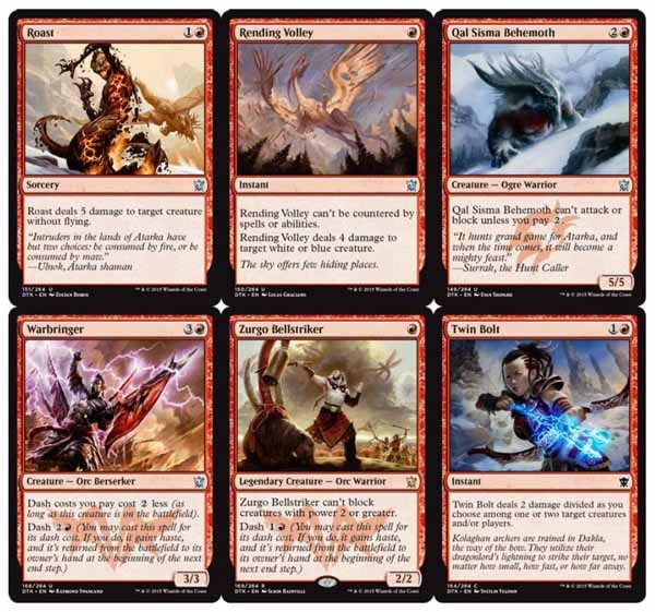 Magic the Gathering Adventures Dragons of Tarkir Review Red