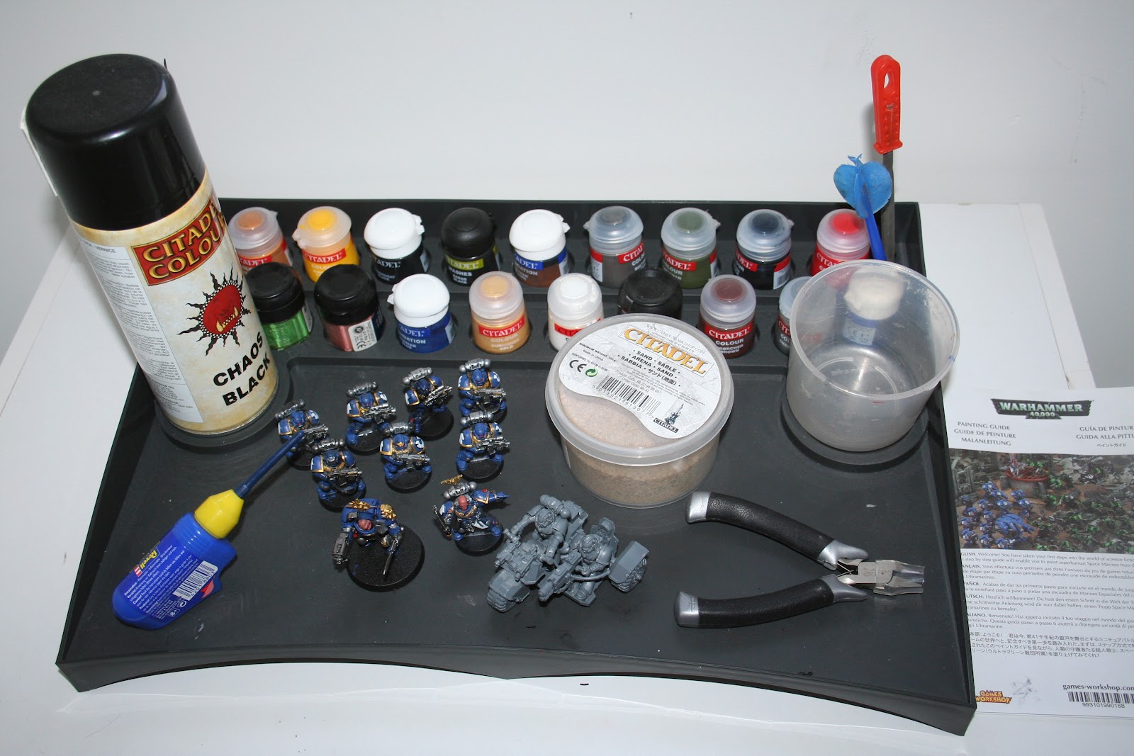 WarPainter40K Warhammer 40K Painting and model room setup