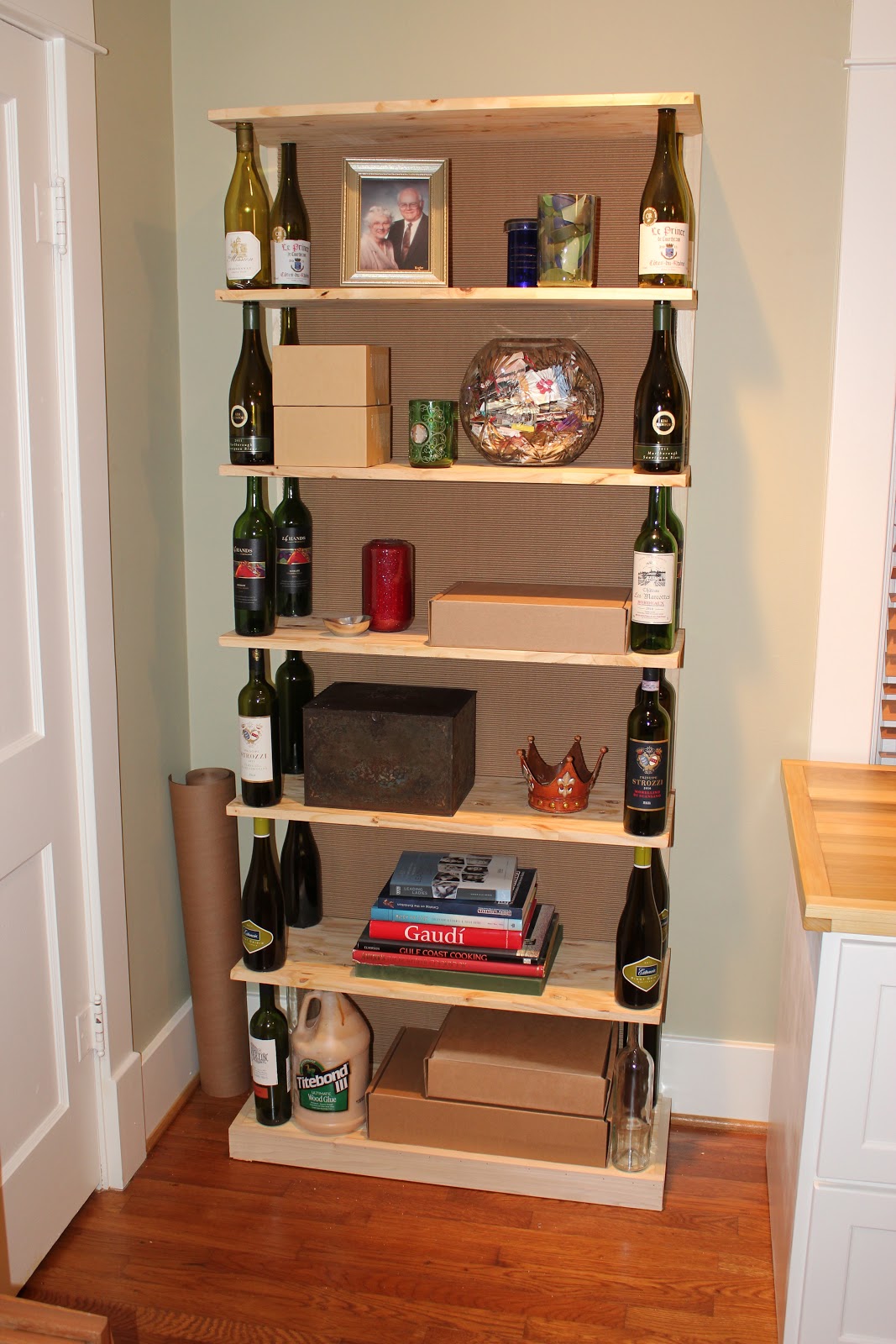 The FABULOUS Blog of Miss Ginger Grant! Wine Bottle Bookshelf