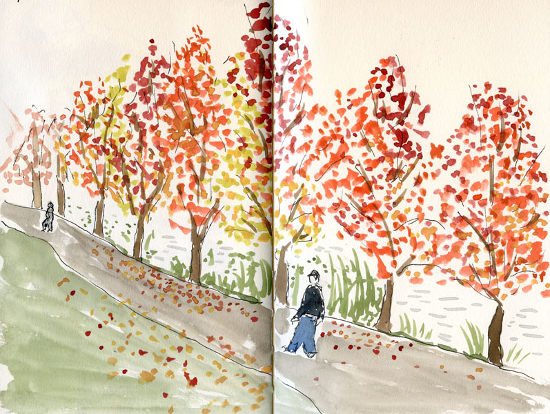 Fueled by Clouds & Coffee: Review: Hahnemühle Watercolor Sketchbook