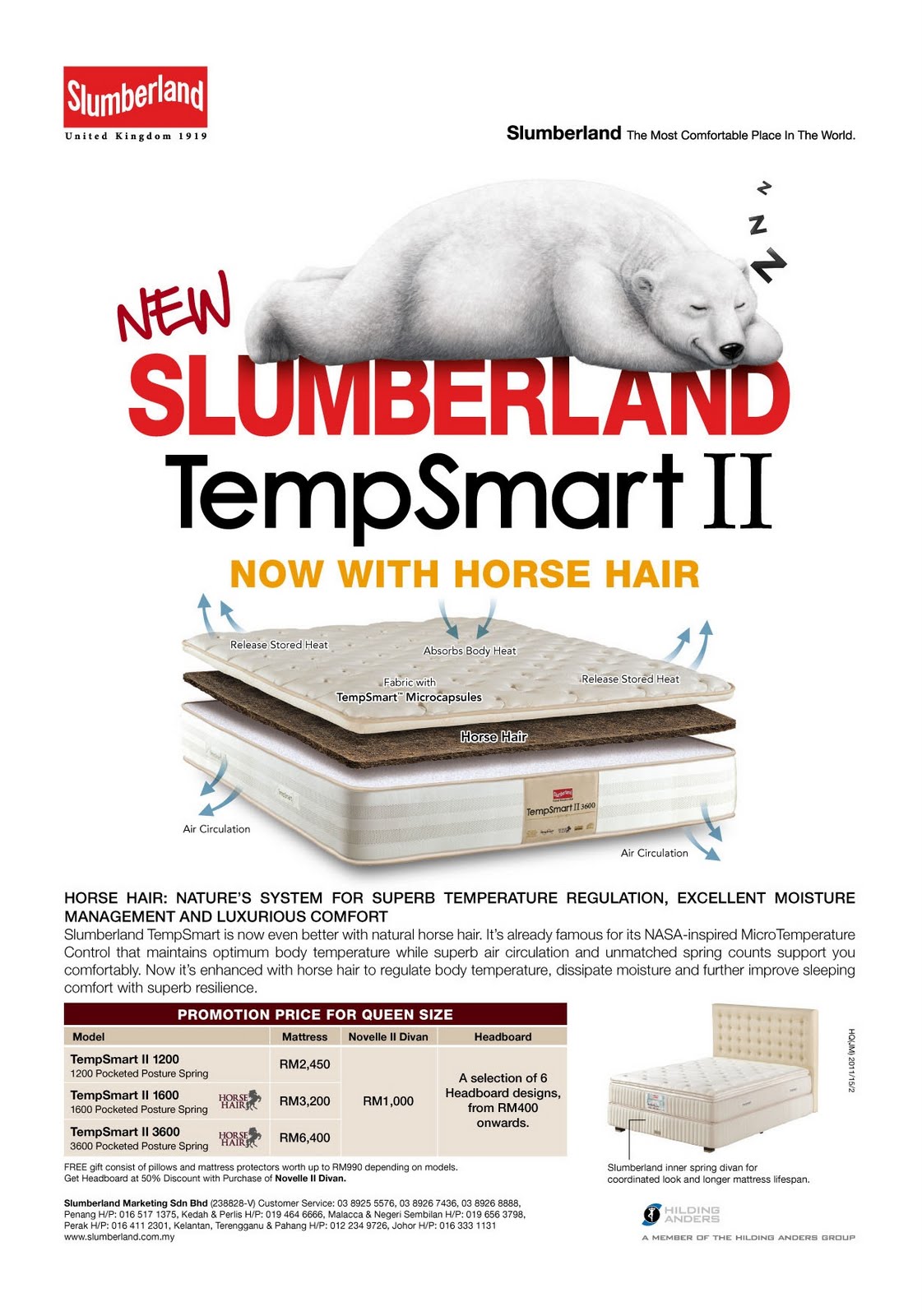 Sofa and Bed Slumberland Promotion