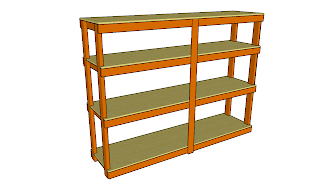 plans for wood garage shelving