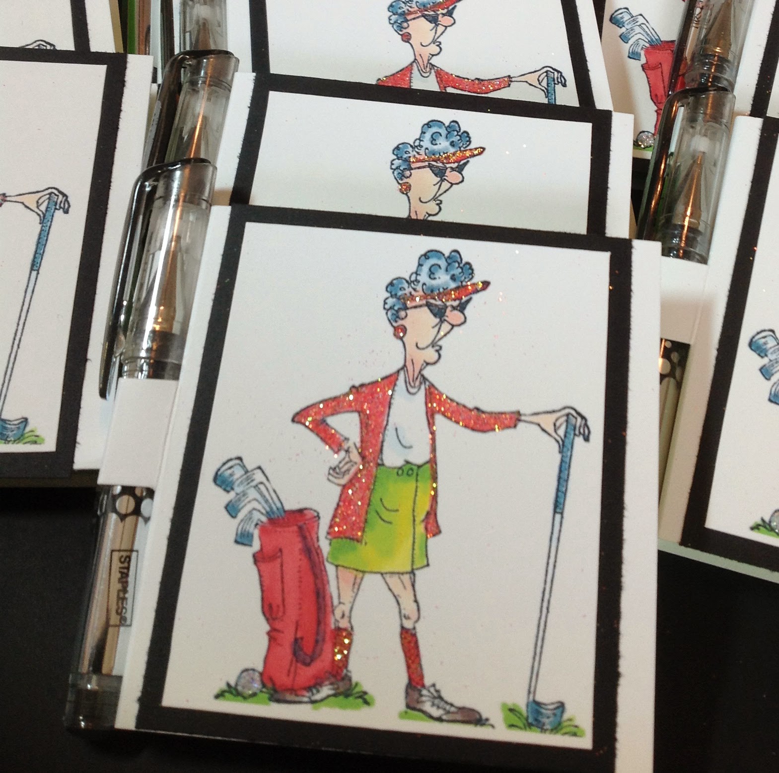 Rubber Room Antics Golf Note Pads