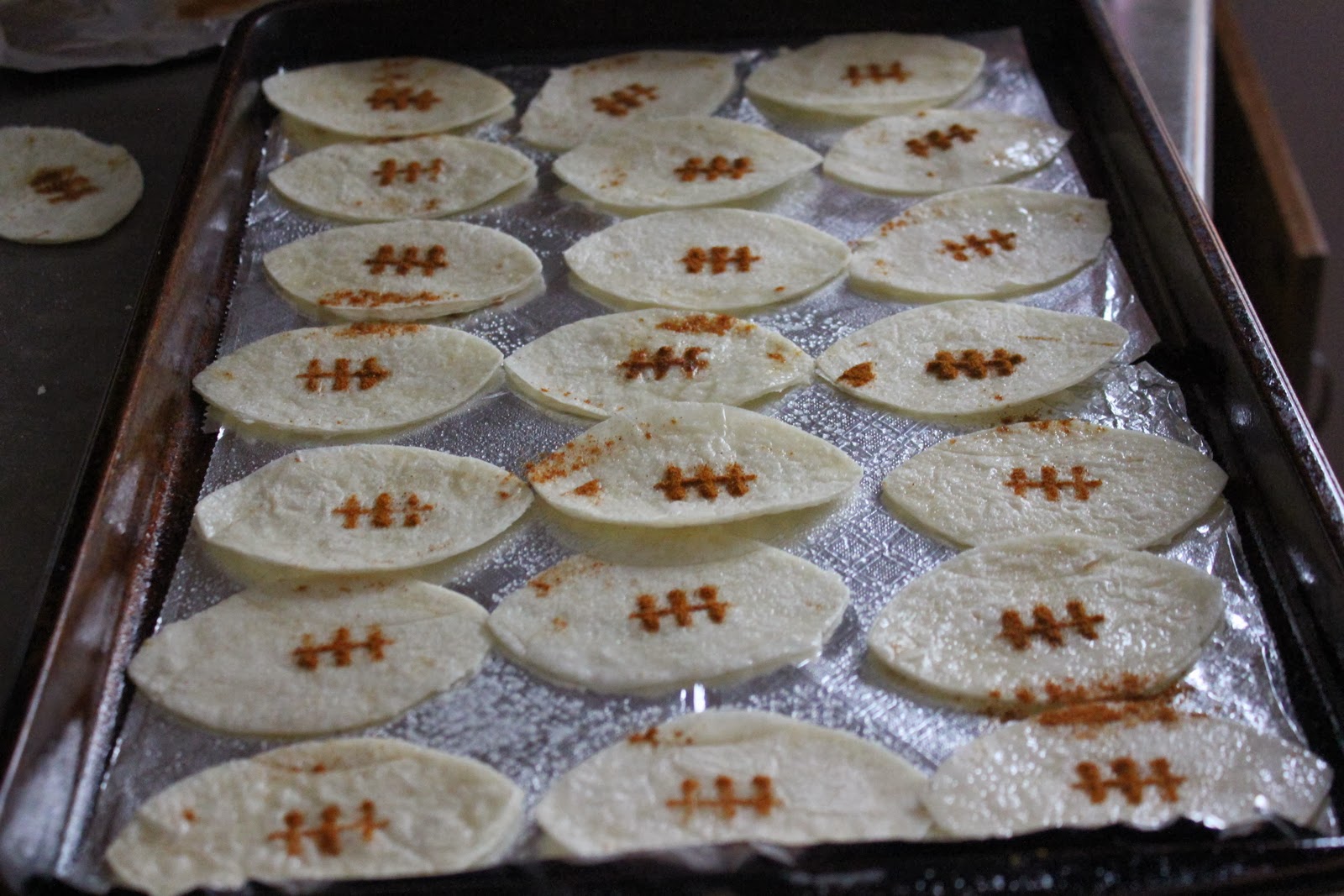 Punkie Pie's Place Super Bowl Hot Crab Dip with Football Chips