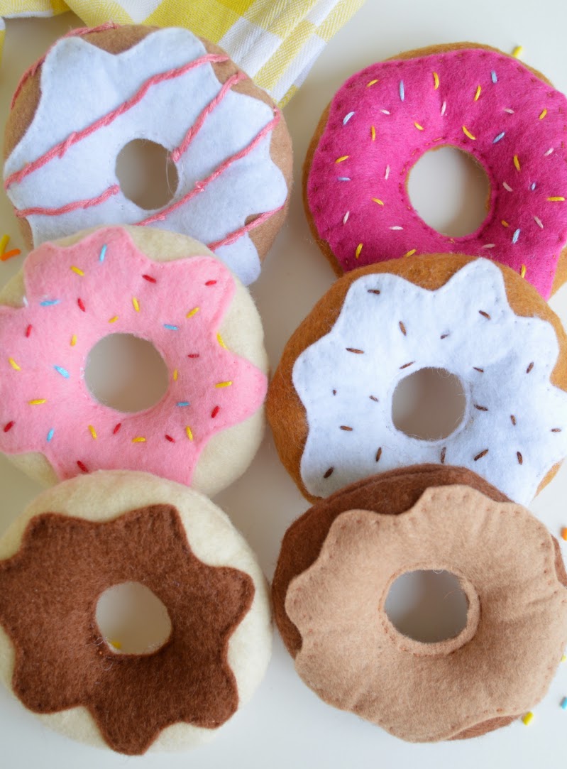 DIY Felt donuts // Amy MacLeod - Five Kinds of Happy blog